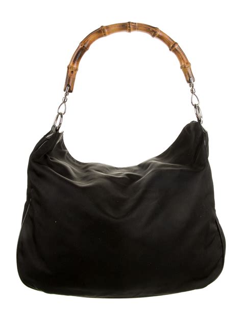 gucci leather hobo purses|Gucci bamboo hobo bag.